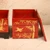 Vintage Japanese Red Lacquer Jubako Stacking Box Sets with Gold Crane, Bamboo, Pine and Plum Motifs, Late Showa 1966-1989 | SKU: 26J-0538 - 16