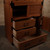 Japanese Tansu Style Tall Cabinet with Drawers and Sliding Doors - 9