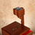Vintage Japanese Sewing Box with Stand, Late Showa Wood Cabinet - 6