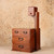 Vintage Japanese Haribako sewing box with needle tower, Late Showa 1966-1989 | SKU: 26J-0387 - 13