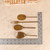 Vintage Japanese Brass Tea Ceremony Ash Utensils Set (Haidogu), Late Showa 1966-1989 | SKU: 26J-0335 - 9