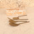 Vintage Japanese Brass Tea Ceremony Ash Utensils Set (Haidogu), Late Showa 1966-1989 | SKU: 26J-0335 - 3