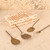 Vintage Japanese Brass Tea Ceremony Ash Utensils Set (Haidogu), Late Showa 1966-1989 | SKU: 26J-0335 - 4