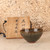 Vintage Japanese Tenmoku Chawan, Hai-Sunayu Glaze, Late Showa 1966-1989 | SKU: 26J-0326-2 - 1
