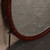 Vintage Japanese Round Lacquered Wood Mirror with Beveled Glass, Mid-Showa 1946-1965 | SKU: 26J-0581 - 7