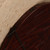 Vintage Japanese Round Lacquered Wood Mirror with Beveled Glass, Mid-Showa 1946-1965 | SKU: 26J-0581 - 9