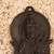 Antique Japanese Cast Iron Kannon Bosatsu Devotional Wall Plaque, Taisho era, 1912-1926 | SKU: 26M-887 - 3