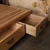 Japanese-Style Two-Section Queen Platform Storage Bed with Six Drawers, New Production | SKU: PSB-1 - 5