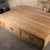 Japanese-Style Two-Section Queen Platform Storage Bed with Six Drawers, New Production | SKU: PSB-1 - 9