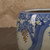 Antique Japanese Blue-and-White Ceramic Hibachi, Meiji period, approximately 1868-1911 - 3