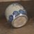 Antique Japanese Blue-and-White Ceramic Hibachi, Meiji period, approximately 1868-1911 - 13