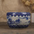Antique Japanese Blue-and-White Porcelain Hibachi, Meiji Period, approximately 1868-1911 - 3