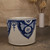Antique Japanese Blue-and-White Porcelain Hibachi, 1868-1926 - 9