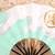 Vintage Japanese Mai-ogi Dance Fan with Nagare Motif and Kamon Crest, Late Showa 1966-1989 - 6