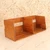 Vintage Japanese Desktop Document Rack with Two Open Compartments and Slatted Back, Mid Showa 1946-1965 - 5