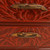 Vintage Japanese Small Hikidashi Chest with Carved Floral Fronts and Red Lacquer Finish, Mid Showa Era (1946-1965) - 6