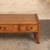 Vintage Japanese Low Floor Desk with Square Inlay End Panels and Scroll Feet Sled Base, Early Showa Period 1927-1945 - 4