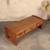 Vintage Japanese Low Floor Desk with Square Inlay End Panels and Scroll Feet Sled Base, Early Showa Period 1927-1945 - 5