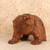 Vintage Japanese Hand-Carved Ainu Bear Sculpture with Roaring Open Mouth and Chisel-Textured Fur, Showa Era, circa 1980s - 6