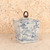 Vintage Japanese Blue-and-White Porcelain Vessel with Figural Garden Scenes and Iron Ring Handle, Mid-Showa circa 1950s - 4
