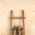 Vintage Japanese Shoiko Back-Carrying Frame with Teal-Striped Rope Straps and Horizontal Cord-Lashed Load Platform, Early Showa 1927-1945 - 3