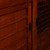 Vintage Japanese Mizuya tansu with Kigumi Lattice Sliding Doors and Burl Wood Panel Accents, Heisei Era, circa 2005 - 13