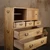 Japanese style 3 section clothing chest. (KB13)