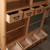 Japanese Glass-Door Book Tansu — 8 Drawers, Modern Revival (SKU: BT3)
