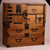 Vintage Japanese Kannon Isho Tansu 2 Section (22M-B33)