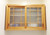 Japanese Tansu Style Wall Mount Chest with Glass Sliding Doors - Custom Order Reference - 1