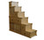 Japanese Kaidan Step Chest Custom-Order Reference in Solid Ash - 1