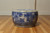 Antique Japanese Seto Hibachi Blue and White (23M-160)