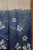 Japanese Noren Curtain — Indigo Linen with Butterfly & Flower Motif (SKU: AA18) - 5