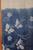 Japanese Noren Curtain — Indigo Linen with Butterfly & Flower Motif (SKU: AA18) - 4