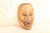Japanese Wooden Mikazuki Mask (24J-342-9)