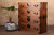 Antique Japanese Kasane Isho Kimono Tansu 2 Section Dresser Kirinoki From Meiji Era (24J-B300A) - 3