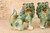 Vintage Okinawa Porcelain Shisa Statues, PAIR (24N-180)