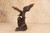 Japanese Bronze Statue – Sea Hawk on Rock with Waves, Okimono (24N-46)