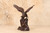 Japanese Bronze Statue – Sea Hawk on Rock with Waves, Okimono (24N-46)