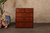 Small Japanese Tansu – Kiri Wood, Deep Mahogany Finish,1920s(24N-G16)