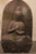 Antique Japanese Stone Buddha Jizo (24N-251-3)
