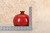 Vintage Red Vase — Crafted in China, 2000s, Heisei Era (SKU: 25M-352-2) - 8