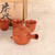 Vintage Tokoname-yaki Sencha Tea Set by Akizuki (秋月) with Original Wooden Box (25M-341-2)