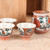 Antique Japanese Kutani Tea Set — Porcelain, 1920, Taisho Era (SKU: 25M-422)