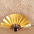 Golden Japanese Ogi Sensu Folding Fan (24A-719-10)