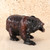 Japanese Wooden Hokkaido Ainu Bear Carving (25M-169-3) - 4