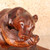 Japanese Wooden Hokkaido Ainu Bear Carving (25M-169-30)