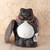 Antique Japanese Tanuki Raccoon — Pottery, 1910, Meiji Era (SKU: 25S-546)