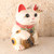 Vintage Japanese Maneki Neko Cat — Clay, 1980, Showa Era (SKU: 25S-793-4) - 3