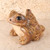 Vintage Japanese  Frog — Pottery, 2000, Heisei Era (SKU: 25S-734-1) - 3
